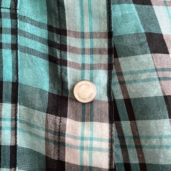 Michael Kors Plaid Shirt - Picture 2 of 3